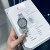 Rolex DateJust Rainbow Replica Watch Custom Moissanite Diamonds 41mm