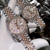 Rolex Replica 1:1 Watch DateJust With Full Diamond Moissanite Hong Kong 41mm