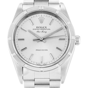 Rolex Air-King 34mm Silver Dial Stainless Steel - Timeless Elegance