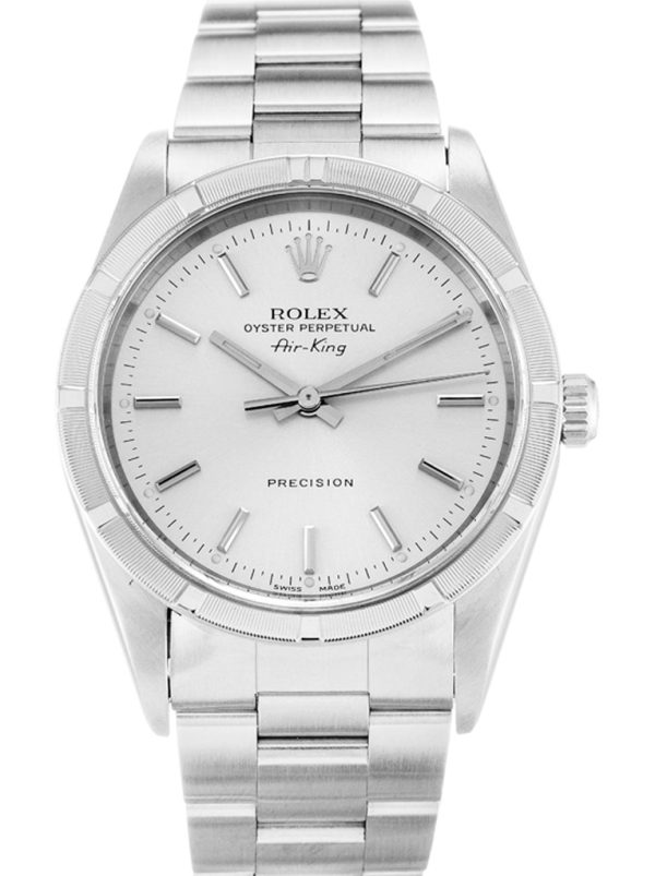 Rolex Air-King 34mm Silver Dial Stainless Steel - Timeless Elegance