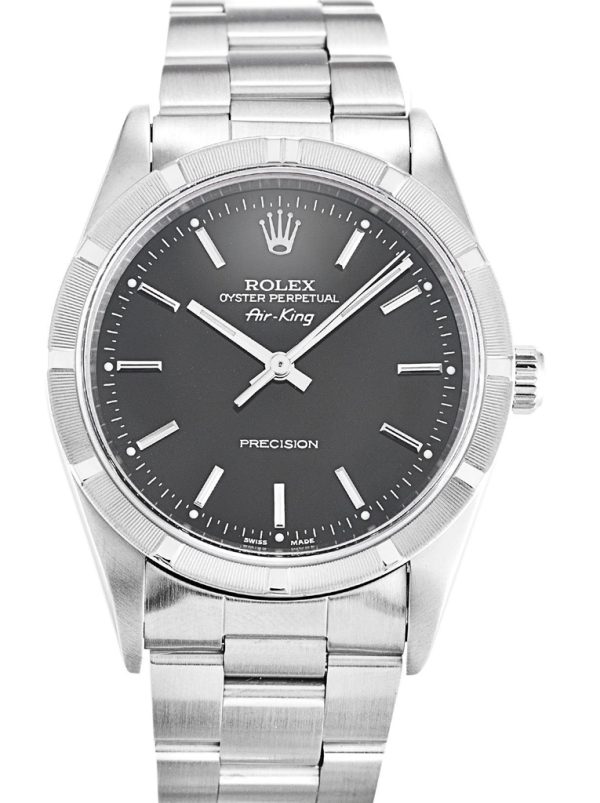Rolex Air-King 34mm Black Dial Stainless Steel Watch 14010