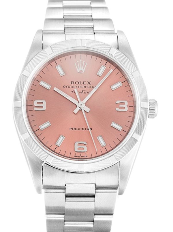 Rolex Air-King 34mm Salmon Dial Stainless Steel - Ref. 14010M