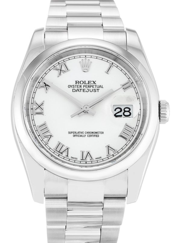 Rolex Datejust 36mm White Dial 116200-2