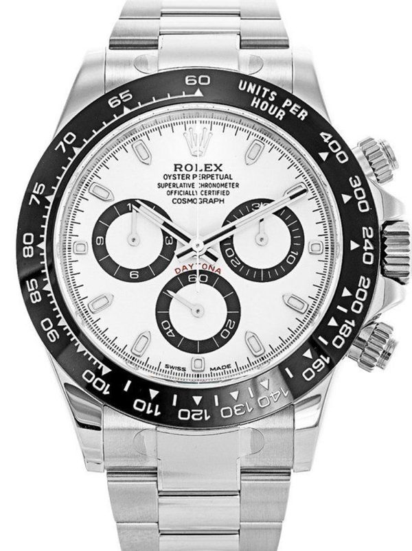 Superclone Rolex Daytona “Panda” 40mm White Dial 116500LN