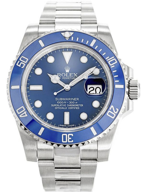 Rolex Submariner 40mm Blue Dial 116619LB “Smurf”