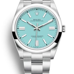 Rolex Oyster Perpetual 41mm Tiffany Blue Dial 124300