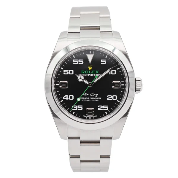 Rolex Air-King 38mm Black Dial Oystersteel - Ref. 116900
