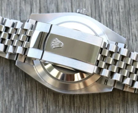 Superclone Rolex Datejust 41mm Rhodium Dial 126334 “Wimbledon” Flutted / Jubilee - Image 8
