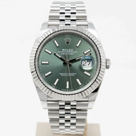 Rolex Datejust 41mm Green Dial 126334 Jubilee - Image 3