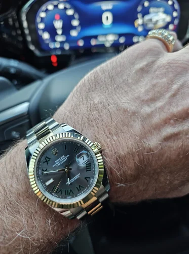 Rolex Datejust II 41mm Rhodium Dial 126333 “Wimbledon” Two-Tone Oyster photo review